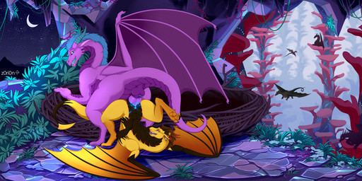 bodily_fluids claws duo erection female feral genital_fluids genitals hair horn male male/female penetration penile penis sex tail tongue vaginal vulva wings z0ri0n mythology contradiction_(character) juridicaldrake dragon mythological_creature mythological_scalie scalie 2:1 absurd_res digital_media_(artwork) hi_res