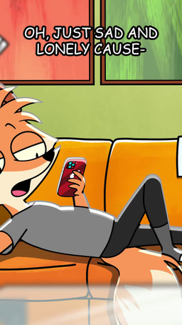 anthro apartment beverage dating_app electronics landlord male male/male phone social_media tea platislut rocky_rakoon grindr aaron_dye anthony_king raymond_king accipitrid accipitriform avian bird canid canine eagle fox mammal 9:16 animated hi_res short_playtime sound video