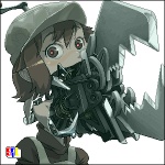 black_border body_horror border cybernetics female machine not_furry solo technophilia transformation what what_has_science_done hoshi_kubi futaba_channel oe-sql tanaka_robo cyborg human humanoid mammal 1:1 digital_media_(artwork) low_res oekaki