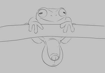 balls branch feral foreskin genitals humanoid_genitalia humanoid_genitalia_on_feral humanoid_penis humanoid_penis_on_feral male on_branch penis small_but_hung solo chunknudies amphibian frog hi_res monochrome sketch
