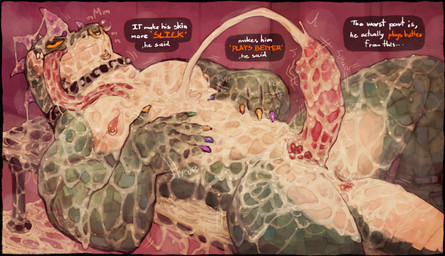 afterglow animal_genitalia animal_penis anthro anus autobukkake bodily_fluids bubble collar collar_only colored_claws cum cum_bubble cum_covered cum_drenched cum_everywhere cum_on_arm cum_on_body cum_on_face cum_on_hand cum_on_head cum_on_leg cum_on_penis cum_on_self cum_on_tail cum_on_tongue cum_string cumshot dialogue ejaculation excessive_cum excessive_genital_fluids facial_piercing genital_fluids genital_slit genitals locker_room male masturbation messy neck_piercing nipple_piercing nipples nose_piercing nose_ring nude nude_anthro nude_male onomatopoeia penis piercing ring_piercing solo sound_effects tail text tongue tongue_out fanofthefurr goat_(movie) sony_corporation sony_pictures modo_olachenko komodo_dragon lizard monitor_lizard reptile scalie english_text hi_res