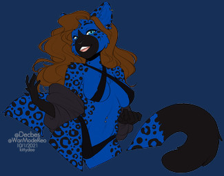 anthro blue_eyes breasts brown_hair clothed clothing countershading female hair looking_at_viewer midriff navel open_mouth simple_background smile solo teeth tongue transparent_background kittydee raj_(felcat) felid leopard mammal pantherine 2021 alpha_channel digital_media_(artwork)