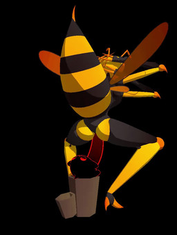 2_antennae 4_arms 4_fingers antennae_(anatomy) anthro anthro_on_feral anthro_on_top anthro_penetrated arthropod_abdomen bestiality big_penis black_background black_body duo exoskeleton female female_on_top female_penetrated feral feral_on_bottom feral_penetrating feral_penetrating_anthro feral_penetrating_female fingers genitals half-closed_eyes hands_behind_head hands_behind_own_head huge_penis hyper hyper_genitalia hyper_penis larger_anthro larger_female larger_penetrated lying male male/female male_on_bottom male_penetrating male_penetrating_anthro male_penetrating_female multi_arm multi_limb narrowed_eyes on_back on_bottom on_top penetration penis red_penis sex simple_background size_difference smaller_feral smaller_male striped_arthropod_abdomen tapering_penis translucent translucent_wings two_tone_arthropod_abdomen vaginal vaginal_penetration wings yellow_antennae yellow_body yellow_exoskeleton pinkmoth wasp_(pinkmoth) arthropod hymenopteran insect pathetic_critter wasp 2025 3:4 3d_(artwork) 3d_animation animated digital_media_(artwork) loop no_sound short_playtime video