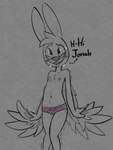 anthro belly blush bodily_fluids buckteeth camel_toe chest_tuft clothed clothing crossed_legs dialogue feathered_wings feathers female flat_chested floppy_ears freckled_face freckles genitals glistening glistening_eyes holding_own_wings leaking_through_clothing long_ears looking_at_viewer lop_ears navel nervous nervous_sweat panties panties_only pussy rabbit_ears shaking solo stuttering sweat teeth text topless tremble_lines trembling tuft underwear underwear_only wet wet_clothing wet_panties wet_underwear wings soulcentinel angel_hare the_east_patch angel_gabby angel_hare_(the_east_patch) lagomorph leporid mammal rabbit english_text portrait spot_color three-quarter_portrait