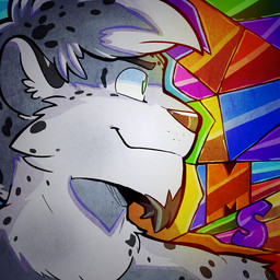 anthro beard biped eyebrows facial_hair fur hair male markings smile solo spots spotted_body spotted_fur text whiskers alexiswolfy_(artist) mars_(thequeenofmars) felid mammal pantherine snow_leopard 1:1 2015 english_text signature