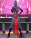 duo female genitals not_furry pussy solo_focus asenak_(artist) bioware electronic_arts mass_effect liara_t'soni alien alien_humanoid asari humanoid 3d_(artwork) absurd_res digital_media_(artwork) hi_res