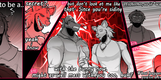 4_fingers aggressive angry annoyed anthro argument breasts buckteeth claws clothing dialogue duo female finger_claws fingers group intimidation larger_male long_ears male motion_lines muscular navel size_difference teeth text tuft softbunnyhouse tod_(softbunnyhouse) domestic_ferret equid equine horse hyena mammal mustelid musteline pilosan sloth true_musteline weasel xenarthran absurd_res black_and_white comic digital_drawing_(artwork) digital_media_(artwork) english_text hi_res monochrome multiple_scenes