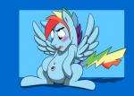 2014 blush crossgender equine female friendship_is_magic hair mammal mickeymonster multi-colored_hair my_little_pony pegasus piercing purple_eyes rainbow_dash_(mlp) rainbow_hair sitting solo wings
Rating: Safe
Score: 1
User: 2DUK
Date: April 20, 2014