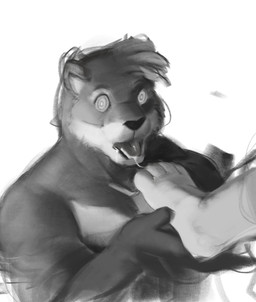 anthro bodily_fluids disembodied_foot duo_focus feet foot_fetish fur group hypnosis male mind_control muscular muscular_male ringed_eyes saliva saliva_string simple_background solo submissive submissive_male tongue tongue_out white_background saudax7 percy_(takesskill) mammal mustelid otter river_otter digital_media_(artwork) greyscale hi_res monochrome
