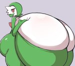 big_breasts big_butt breasts butt female gardevoir generation_3_pokemon hand_on_breast hi_res huge_breasts humanoid hyper hyper_breasts looking_at_viewer nintendo petronoise pokemon pokemon_(species) solo