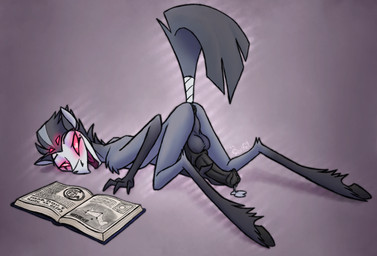 after_transformation animal_genitalia animal_penis anthro bodily_fluids dripping equine_genitalia equine_penis genital_fluids genitals heart_eyes heart_symbol leaking_precum male penis precum precum_drip solo sarifel hellaverse helluva_boss stolas_(helluva_boss) demon equid equine horse mammal hi_res