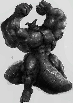 anthro balls big_balls big_muscles big_pecs big_penis bodily_fluids bulge bulging_balls clothing cum cum_in_clothing cum_in_pants excessive_cum excessive_genital_fluids genital_fluids genitals growth huge_balls huge_muscles huge_pecs huge_penis hyper hyper_balls hyper_genitalia hyper_muscles hyper_penis latex latex_clothing latex_skinsuit male muscle_growth muscular pecs penis skinsuit solo sweat sweatdrop tight_clothing bigboi spp82446 canid canine mammal hi_res