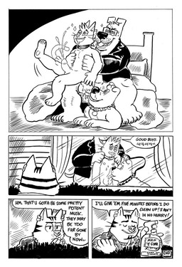 anal anal_penetration anthro anthro_on_anthro anthro_penetrated anthro_penetrating anthro_penetrating_anthro ball_lick balls bdsm bed bedding bodily_fluids clothing collar collar_only cuckold dialogue drooling ear_piercing ejaculation erection eyewear facial_piercing furniture genitals glasses good_boy group hands-free humanoid_genitalia humanoid_penis hypnosis jacket larger_male leather leather_clothing leather_jacket leather_topwear licking magic male male/male male_penetrated male_penetrating male_penetrating_male mind_control mostly_nude motion_lines nipples nose_piercing nose_ring nude open_mouth open_smile oral penetration penile penile_penetration penis penis_lick petplay piercing pillow puppyplay ring_piercing roleplay saliva sex size_difference smaller_male smaller_penetrated smile speech_bubble spiral spiral_eyes text tongue tongue_out topwear two_subs_one_dom whiskers window billy_fore blake_(billy_fore) marco_marcowitz marty_martin marty_martin's_dad canid canine canis domestic_cat domestic_dog felid feline felis mammal comic english_text hi_res father_(lore) father_and_child_(lore) father_and_son_(lore) incest_(lore) parent_(lore) parent_and_child_(lore) parent_and_son_(lore) son_(lore)