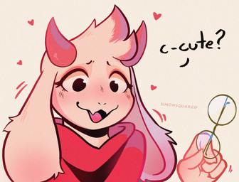 anthro biped black_eyes blush clothing eyewear fur glasses heart_symbol hoodie looking_at_viewer male red_clothing red_hoodie red_topwear solo talking_to_viewer topwear white_body white_fur simonsquared deltarune undertale_(series) ralsei bovid caprine darkner goat mammal 2024 absurd_res hi_res reaction_image
