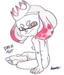 5_toes :> breasts butt crown feet female headgear humanoid_feet nipples nude plantigrade sitting sitting_on_ground soles solo toes hexanne nintendo splatoon pearl_(splatoon) animal_humanoid cephalopod cephalopod_humanoid humanoid inkling marine marine_humanoid mollusk mollusk_humanoid 2024 hi_res