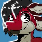 feathers red_body red_feathers toony nicohhusky avali safe_(disambiguation) 1:1 digital_media_(artwork) hi_res icon