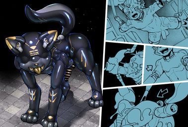 4_artificial_limbs 4_missing_limbs all_fours amputee anal anal_penetration anthro biped dildo dildo_in_ass dildo_in_mouth dildo_insertion disability drone dronification feral_replacement_limb genitals goo_transformation hollow_dildo latex male object_in_ass oral oral_penetration penetration penis quadruple_amputee sex_toy sex_toy_in_ass sex_toy_in_mouth sex_toy_insertion slim small_penis solo transformation kinakomochi_199 canid canine canis mammal wolf comic hi_res