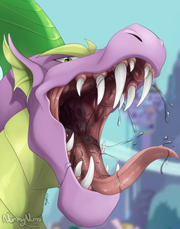 dragon drooling friendship_is_magic green_eyes male mouth_shot my_little_pony nummynumz purple_scales saliva scales spike_(mlp) teeth tongue tongue_out vore
Rating: Questionable
Score: 9
User: Autumn-Ferret
Date: June 15, 2018 dragon drooling friendship_is_magic green_eyes male mouth_shot my_little_pony nummynumz purple_scales saliva scales spike_(mlp) teeth tongue tongue_out vore
Rating: Questionable
Score: 9
User: Autumn-Ferret
Date: June 15, 2018