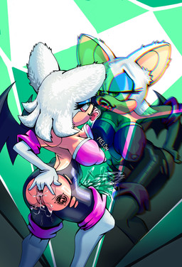 anal anal_masturbation anthro anus big_breasts big_butt bodily_fluids breasts butt clothing erect_nipples female genital_fluids genitals looking_at_reflection masturbation nipple_outline nipples solo tight_clothing torn_clothing vaginal_fluids vulva wings melom_merrow sega sonic_the_hedgehog_(series) rouge_the_bat bat mammal hi_res