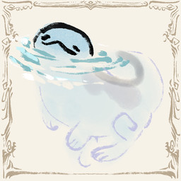 ambiguous_gender blue_body feral partially_submerged paws simple_background solo swimming tail water otiksimr nintendo pokemon generation_2_pokemon pokemon_(species) quagsire 1:1 2024 low_res