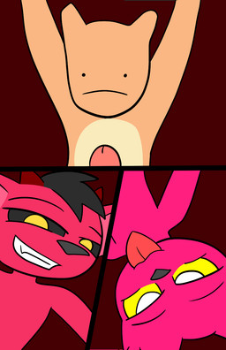big_penis dungeon genitals imps male male/male penis slave young conditional_dnp theyiff mythology dragon mythological_creature mythological_scalie scalie comic hi_res
