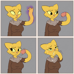 anthro autofellatio blush blush_lines bodily_fluids body_horror body_modification body_part_transformation breasts clothed clothing cum cum_in_mouth cum_inside curse fellatio female fur genital_fluids genitals herm humanoid_genitalia humanoid_penis intersex limb_genitals masturbation oral oral_masturbation oral_penetration orange_body orange_fur penetration penile penile_masturbation penis penis_arm penis_limb precum precum_on_penis sex solo surprised sweat teeth tentacle_in_mouth tentacle_penetration tentacles torn_clothing transformation unusual_anatomy unusual_genitalia_placement unusual_limb unusual_penis_placement yellow_sclera nangathong microsoft prequel_adventure the_elder_scrolls katia_managan felid feline khajiit mammal 1:1 comic hi_res