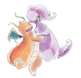 ambiguous_gender duo eyes_closed happy hug orange_body purple_body simple_background mintanncomics mythology nintendo pokemon dragon dragonite generation_1_pokemon generation_6_pokemon goodra mythological_creature mythological_scalie pokemon_(species) scalie 2015 hi_res