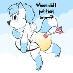 anthro bodily_fluids diaper genital_fluids male sagging_diaper solo unclean_diaper urine used_diaper wet_diaper young baltnwolf cupid jakeythefox canid canine fox mammal 1:1 hi_res