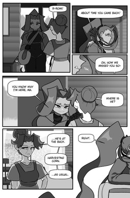 age_difference biped building clothed clothed_female clothed_human clothing detailed_background dialogue duo elderly elderly_female female female_human hair hair_bun house human_only inside long_hair not_furry older_female pokeball ponytail speech_bubble talking_to_another text worried younger_female cuchuflin nintendo pokemon romi_(cuchuflin) human mammal 2026 absurd_res comic digital_drawing_(artwork) digital_media_(artwork) english_text greyscale hi_res monochrome daughter_(lore) mother_(lore) mother_and_child_(lore) mother_and_daughter_(lore) parent_(lore) parent_and_child_(lore) parent_and_daughter_(lore)