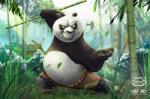 anthro bamboo bamboo_stick bamboo_tree barely_visible_creature black_body black_fur black_nose clothing detailed_background duo female footwear fur grass green_eyes male plant pose rock sandals shoes solo_focus tree white_body white_fur ruby_art dreamworks kung_fu_panda master_po_ping master_shifu master_tigress bear felid giant_panda mammal pantherine tiger detailed hi_res