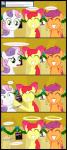 absurd_res accessory apple_bloom_(mlp) bow_(feature) bow_accessory bow_ribbon christmas comic computer cutie_mark_crusaders_(mlp) earth_pony electronics equid equine feathered_wings feathers female feral friendship_is_magic group hair_accessory hair_bow hair_ribbon halo hasbro hi_res holidays horn horse jananimations laptop lying mammal my_little_pony mythological_creature mythological_equine mythology orange_body orange_feathers pegasus pony punch ribbons scootaloo_(mlp) smile sweetie_belle_(mlp) tumblr unicorn wings young