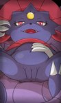 2020 arbok beautyfromabove claw_toes claws digital_media_(artwork) drapion female feral generation_1_pokemon generation_4_pokemon genitals hi_res lady_weavile looking_at_viewer mammal nintendo pokemon pokemon_(species) pokemon_mystery_dungeon pussy red_eyes reptile scalie smile spike_chunsoft weavile