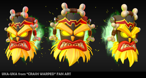 beard black_background blonde_beard blonde_eyebrows blonde_facial_hair bone empty_eyes eyebrows facial_hair flying front_view frowning_at_viewer furrowed_eyebrows light lips magic male mask multiple_poses no_pupils not_furry pose red_lips sharp_teeth simple_background solo teeth text thick_eyebrows three-quarter_view yellow_nose yellow_sclera michele_garzia activision crash_bandicoot_(series) uka_uka animate_inanimate living_mask 2021 3d_(artwork) blender_(artwork) character_name colored digital_media_(artwork) english_description english_text hi_res lighting marmoset_toolbag_(artwork) shaded male_(lore)