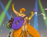 anthro balls bodily_fluids clenched_teeth cum cumshot ejaculation electric electricity electrode electrode_on_balls electrostimulation erection eyes_closed feathers genital_fluids genitals guitar guitar_pick holding_object humanoid_genitalia humanoid_penis low-angle_view male musical_instrument nude orange_body orange_feathers penis playing_guitar playing_music plucked_string_instrument raised_arm rock_out_with_your_cock_out scuted_arms scutes solo string_instrument tail tail_feathers teeth sammfeatblueheart european_mythology greek_mythology mythology rythe_ry'kalan_(napalm_ph0enix) avian bird mythological_avian mythological_bird mythological_creature mythological_firebird phoenix 2024 5:4 absurd_res digital_media_(artwork) hi_res