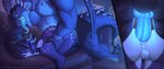 accessory ahegao anal anal_penetration anthro antlers balls bodily_fluids broken_horn claws collar couple_sex cuff_(restraint) doggystyle drooling drooling_on_partner drooling_tongue duo femboy finger_claws finger_in_mouth finger_suck from_behind_position furniture genitals grabbing_from_behind horn knot knot_root knotted_penis licking looking_pleasured male male/male male_penetrated male_penetrating male_penetrating_male membrane_(anatomy) membranous_wings metal_collar metal_cuffs muscular muscular_anthro muscular_male night penetration penile penile_penetration penis penis_in_ass pinned pinning_down rear_view restraints romantic romantic_couple saliva saliva_string sex size_difference sofa sofa_sex sucking tail television_glow tongue tongue_out wings jjjmek mythology deer dragon hybrid mammal mythological_creature mythological_scalie reptile scalie absurd_res hi_res