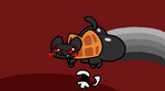 big_butt bone bouncing_butt butt fangs feral food hell looking_at_viewer red_eyes skull solo teeth waffle superiorfox nyan_cat_(copyright) tac_nayn domestic_cat felid feline felis mammal 2023 animated digital_media_(artwork) short_playtime