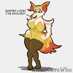 abs anthro big_breasts breasts female muscular muscular_female solo thick_thighs wide_hips kuma nintendo pokemon braixen canid canine generation_6_pokemon mammal pokemon_(species) 1:1 hi_res