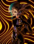 clothing fluffy fur hair handwear latex latex_clothing latex_handwear latex_legwear latex_skinsuit legwear male pose skinsuit tight_clothing rexouium 3d_(artwork) absurd_res cinema_4d_(artwork) digital_media_(artwork) hi_res