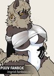 alpaca anthro areola areola_slip between_breasts big_breasts black_arms black_body black_skin breasts brown_areola brown_body brown_ears brown_face brown_skin camelid clothing duo eyewear faceless_character faceless_male female fur ginger_(snow_angel) glasses grey_body grey_ears grey_face grey_skin hair huge_breasts larger_anthro larger_female male male/female mammal mouth_closed multicolored_body multicolored_skin portrait round_glasses simple_background size_difference smile snow_angel_(artist) tan_body tan_fur tan_hair thick_thighs three-quarter_portrait translucent translucent_clothing translucent_topwear two_tone_body two_tone_skin yellow_eyes