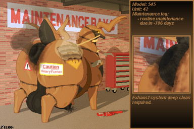 balls big_balls bodily_fluids brick_wall bumper_sticker cabinet cum erection exhaust exhaust_smoke exhaust_vent feral garage gas_pedal genital_fluids genitals machine male oil oil_cum oil_stain reins saddle smoke smoke_from_anus solo soot steam steaming stickers_on_body text toolbox tools unusual_bodily_fluids unusual_cum unusual_genital_fluids wall_(structure) warning_sign wrench bluthederg conditional_dnp zelkothezeeb nintendo pokemon generation_5_pokemon pokemon_(species) robot robot_feral scolipede 3:2 digital_media_(artwork) pixel_(artwork)