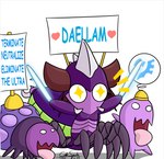 absurd_res ambiguous_gender baneling_(starcraft) blizzard_entertainment cdrspark chibi fangirl female feral group hi_res starcraft taur wingding_eyes zagara_(starcraft) zerg zerg_queen_(starcraft) zergling