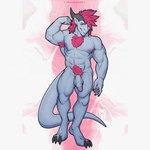 abs anthro armpit_hair balls body_hair chest_tuft erection genitals glans horn humanoid_genitalia humanoid_penis male mohawk muscular muscular_male nipples pecs penis pubes solo tuft vein veiny_penis v-i-e mythology rangstrom dragon mythological_creature mythological_scalie scalie 1:1 hi_res