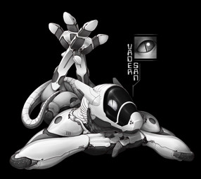 ambiguous_gender anthro claws feet foot_fetish machine nude paws simple_background smile solo synthetic tail toes kredri mythology android dragon lizard mythological_creature mythological_scalie reptile robot scalie synth_(vader-san) hi_res