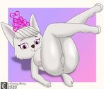 anthro anus breasts crown female genitals headgear nipples pussy solo tiara young young_anthro the_cunning_husky paw_patrol sweetie_(paw_patrol) canid canine canis domestic_dog hunting_dog mammal terrier west_highland_white_terrier