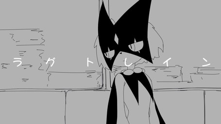 ambiguous_gender anthro music simple_background solo synced_to_music train vehicle moccimew inabakumori lagtrain nintendo pokemon vocaloid generation_9_pokemon meowscarada pokemon_(species) sprigatito 16:9 2d_animation animated frame_by_frame hi_res long_playtime sound webm widescreen