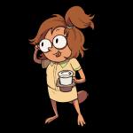 beverage brown_hair coffee eyewear female food glasses hair simple_background solo unknown_artist cartoon_network regular_show eileen_roberts animal_humanoid eulipotyphlan eulipotyphlan_humanoid humanoid mammal mammal_humanoid mole_(animal) mole_humanoid 1:1 alpha_channel