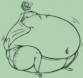 3_toes antenna_wire anthro anthrofied arm_tuft back_toe barefoot belly belly_jiggle belly_wobble bent_legs big_belly big_navel biped bloated bubble chest_tuft claws clenched_teeth clothed clothing collarbone fangs feet green_background grey_ears huge_belly hyper hyper_belly jiggling leaf_nose lines_drawn looking_at_own_belly looking_down looking_down_at_belly looking_down_at_self male membrane_(anatomy) membranous_wings morbidly_obese morbidly_obese_anthro morbidly_obese_male motion_lines navel nipples obese obese_anthro obese_male open_mouth open_smile overweight overweight_anthro overweight_male partially_clothed paws pear-shaped_figure pecs plantigrade pose sagging_butt sharp_teeth shoulder_tuft simple_background sitting skin_folds small_feet smile snout solo teeth thick_thighs toe_claws toes toony toothy_grin topless topless_anthro topless_male tuft underwear underwear_only wide_hips wiggle_lines wing_on_belly wings wire astonkitkat ferngully batty_koda bat mammal megabat 2022 digital_drawing_(artwork) digital_media_(artwork) line_art pinup sketch