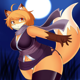 breasts canine chubby clothing female fox fur hair kemono kunoichi legwear mammal moon night ninja orange_fur orange_hair panties short_hair solo stockings underwear yellow_eyes 青空太陽
Rating: Questionable
Score: 7
User: DeltaFlame
Date: February 26, 2015 breasts canine chubby clothing female fox fur hair kemono kunoichi legwear mammal moon night ninja orange_fur orange_hair panties short_hair solo stockings underwear yellow_eyes 青空太陽
Rating: Questionable
Score: 7
User: DeltaFlame
Date: February 26, 2015