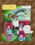 comic crossover disney duo english_text equestria_girls female hasbro hi_res kaa_(jungle_book) male my_little_pony pinkie_pie_(eg) reptile scalie snake text the_jungle_book xyuu-chan