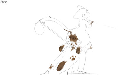 4_fingers ambiguous/ambiguous ambiguous_gender anthro collar dominant dominant_feral duo facesitting feces feces_on_body feces_on_butt feces_on_face feces_on_feet feces_on_hand feces_on_tail feces_on_tongue feet feral fingers interspecies leaning leaning_backward leash leash_pull leashed_collar looking_at_another navel neck_tuft open_mouth pawpads paws pokephilia rear_view scatplay sitting sitting_on_another tongue tongue_out tuft snabbet nintendo pokemon canid canine generation_1_pokemon legendary_pokemon mammal mew_(pokemon) pokemon_(species) absurd_res hi_res sketch